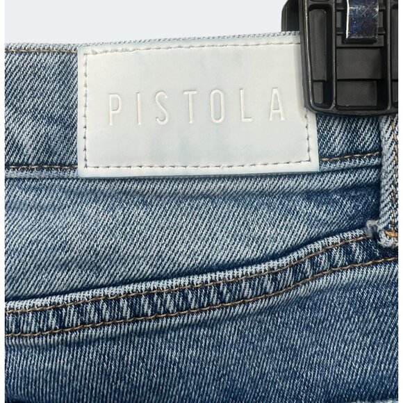 Pistola Monroe Crop High-Rise Cigarette Jeans (Notting Hill Vintage) Size 27 - Picture 13 of 16